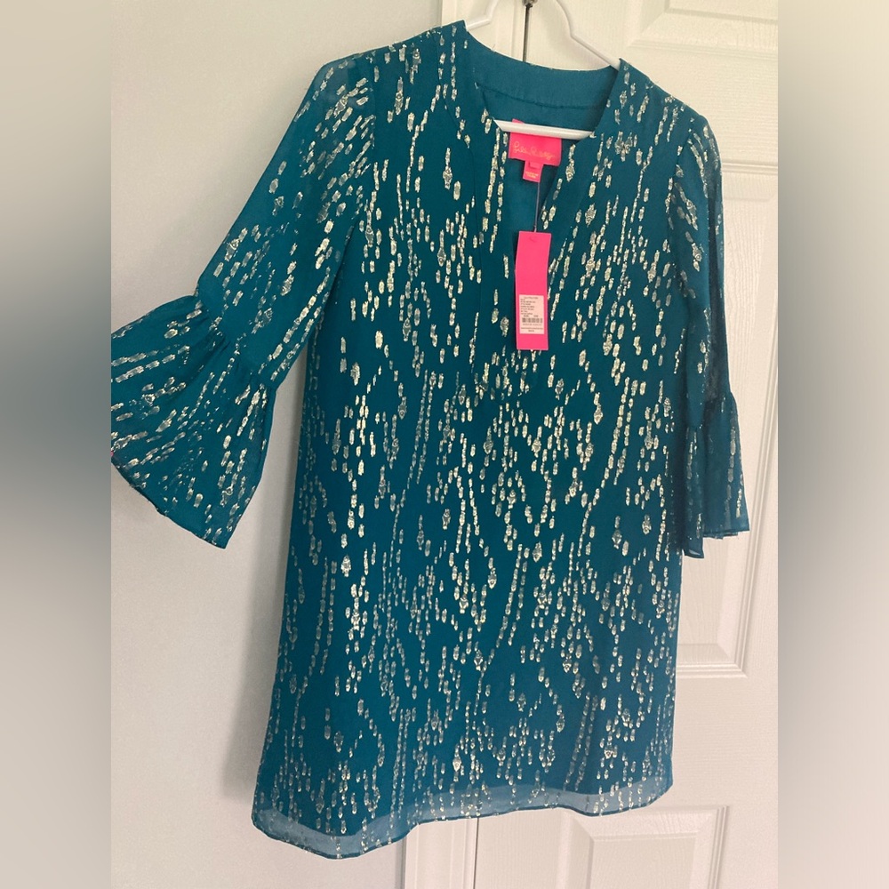 Lilly Pulitzer brand new with tags, Eleanora silk dress, XXS